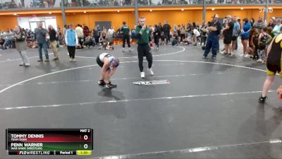 125 lbs Cons. Round 1 - Penn Warner, War Hawk Wrestling vs Tommy Dennis, Team Tiger