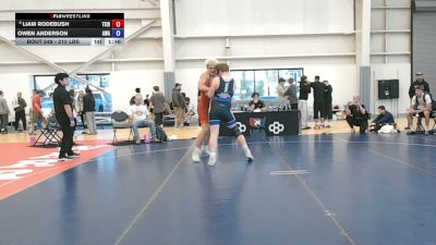 215 lbs Cons. Quarters - Liam Rodebush, Team Idaho vs Owen Anderson, Ascend Wrestling Academy