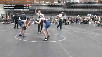 130 lbs Round 3 - Thomas Foster, Williamsburg Wrestling Club vs Brad Hassell, Williamsburg Wrestling Club