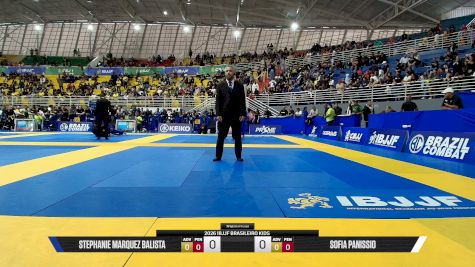 Sofia Panissio vs Stephanie Marquez Balista 2026 IBJJF Brasileiro Kids
