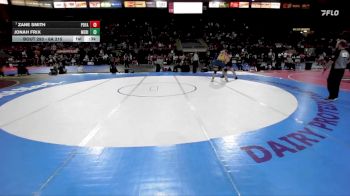 6A 215 lbs Cons. Round 2 - Zane Smith, Post Falls vs Jonah Frix, Meridian