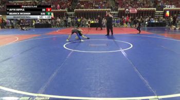 69 lbs Quarterfinal - Avyn Hipple, Lights Wrestling Club vs Bearick McEwen, Mine Yard Dogs Wrestling Club