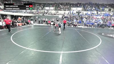 120 lbs Andrew DiPiazza, Kaukauna vs Rex Lancaster, Holmen