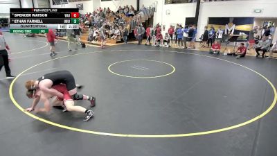 197 lbs Quarterfinal - Spencer Watson, Wabash vs Ethan Farnell, Unattached-Indianapolis