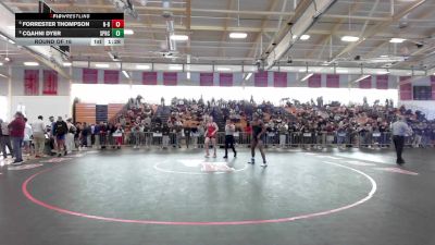 175 lbs Round Of 16 - Forrester Thompson, New Bedford vs Cqahni Dyer, Springfield Central