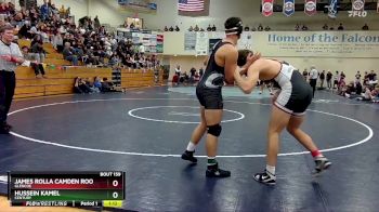 190 lbs Semifinal - James Rolla Camden Roofener, Glencoe vs Hussein Kamel, Century