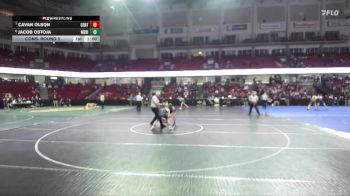 106 lbs Cons. Round 5 - Jacob Ostoja, Meridian vs Cavan Olson, Centennial