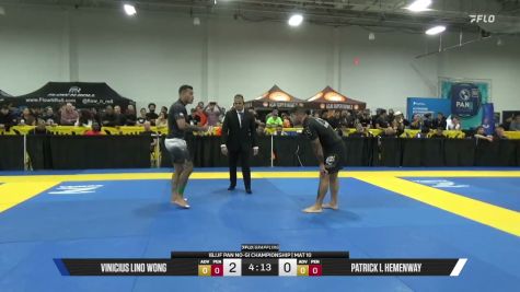 Patrick I. Hemenway vs Vinicius Lino Wong 2026 Pan IBJJF Jiu-Jitsu No-Gi Championship