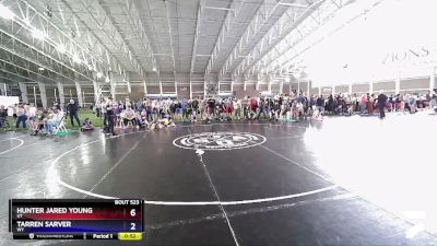 97 lbs Quarterfinal - Hunter Jared Young, UT vs Tarren Sarver, WY