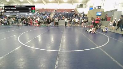63 lbs Cons. Round 2 - Wyatt Green, Northside Wrestling Club vs Magnus Trout, Northside Wrestling Club