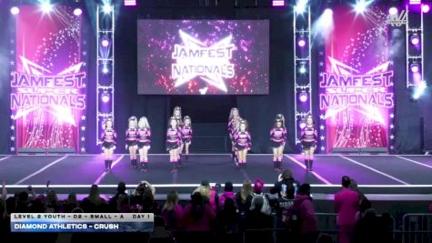 Diamond Athletics - Crush [2026 L2 Youth - D2 - Small - A DAY 1] 2026 JAMfest Cheer Super Nationals