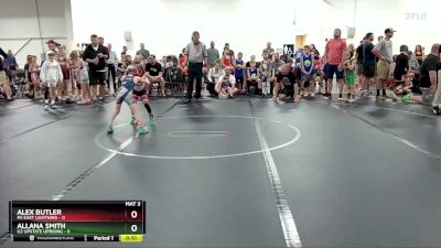 44 lbs Round 1 (4 Team) - Alex Butler, PA East Lightning vs Allana Smith, U2 Upstate Uprising