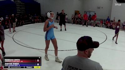 95 lbs Round 3 (6 Team) - Layla Lewis, Team Missouri Girls vs Smara Addow, Minnesota Storm Girls