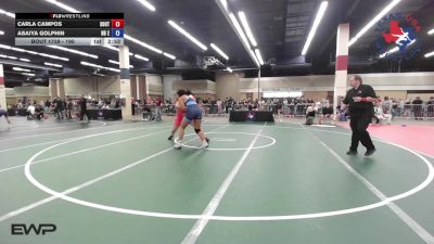 190 lbs Semifinal - Carla Campos, Southern Style Wrestling Club vs Asaiya Golphin, NB Elite Wrestling Club