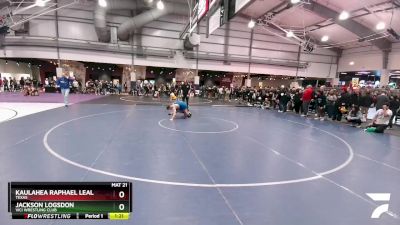 120 lbs Quarterfinal - Jackson Logsdon, Vici Wrestling Club vs Kaulahea Raphael Leal, Texas