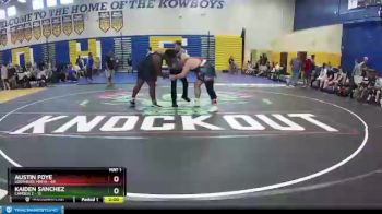 285 lbs Round 1 (8 Team) - Austin Foye, Southside Mafia vs Kaiden Sanchez, Camden 2