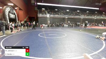 114 lbs Semifinal - Maverick Johnson, Black Hills Wr Ac vs Cade Gorda, Eastside United WC