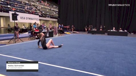 Hailey Schneider - Women's Group, St. Louis Gym Centre - 2021 Women's Xcel Region 4 Championships