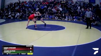 150 lbs Semifinal - Aiden Stecker, Salem vs Cohen Klimak, Streetsboro