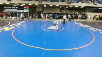 126 lbs Cons. Round 3 - Cameron Hamill, Lincoln-Way (East) vs Tennyson Hampton, Rock Island (Alleman)