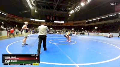 285 lbs Champ. Round 2 - Caleb Balke, Casteel vs Peter Rivas, Somerton High School