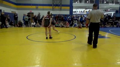 124 lbs Round Of 16 - Saige Olver, Honsdale vs Avery Brumagin, Seneca