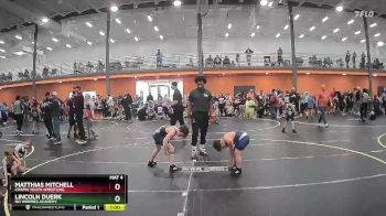 85/90 Round 1 - Lincoln Duerk, No Worries Academy vs Matthias Mitchell, Chapin Youth Wrestling