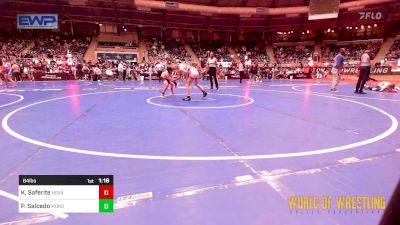 84 lbs Round Of 32 - Kanoa Saferite, Nova Wrestling Club vs Presten Salcedo, Monster Garage