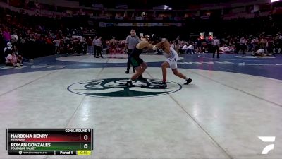 4A 189 lbs Cons. Round 1 - Narbona Henry, Miyamura vs Roman Gonzales, Pojoaque Valley