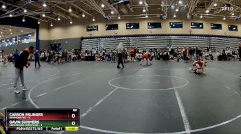 80 lbs Round 3 (8 Team) - Carson Eslinger, Richmond WC vs Gavin Summers, Crossroads Wrestling