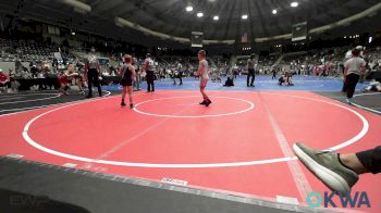 67 lbs Semifinal - Conway Bentley, Collinsville Cardinal Youth Wrestling vs Grayson Schultz, Team Tulsa Wrestling Club