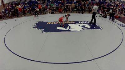 8U Boys - 45 lbs Champ. Round 1 - Quincy Smith, Avon Wrestling Club vs Christopher Moreno, Reign Wrestling Club