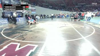 5A Boys 144 lbs Champ. Round 1 - Owen McLouth, Redmond Boys vs Ethan Metcalf, Eagle Point Boys