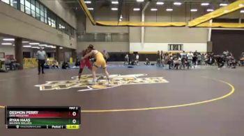 174 lbs 5th Place Match - Desmon Perry, Ohio Wesleyan vs Ryan Haas, Baldwin Wallace