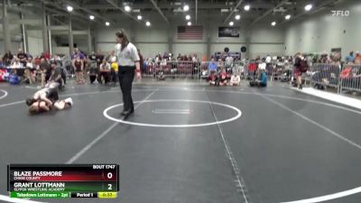 70 lbs Cons. Semi - Grant Lottmann, SlyFox Wrestling Academy vs Blaze Passmore, Chase County