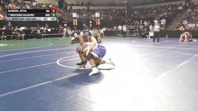 285 lbs Consi Of 16 #1 - Gabriel Attia, San Lorenzo Valley (CC) vs Brayden Kilgore, Rancho Cucamonga (SS)