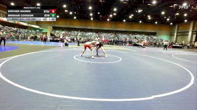 150 lbs Round Of 32 - Stryker Shores, Mountain View AZ vs Brigham Cookson, Mountain View UT