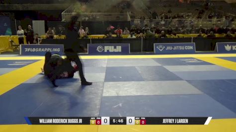 Jeffrey J Larsen vs William Roderick Buggs Jr 2025 Pan Jiu Jitsu IBJJF Championship