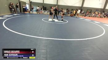 104-111 lbs Round 1 - Hadley McCleery, Mat Demon Wrestling Club vs Nixie Schooler, Juneau Youth Wrestling Club Inc.