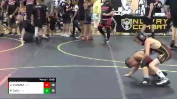 60 lbs Round 7 (8 Team) - Parker Colby, Untouchables White vs John Jacob Sturgeon, ARES Red