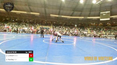 110 lbs Consi Of 16 #2 - Jackson Linhart, Nebraska Boyz vs Jarrett Hunley, Icefighter U