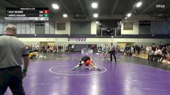 120 lbs 1st Place Match - Apryl Halsor, Cedar Falls vs Ally Jelinek, Linn-Mar