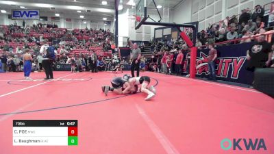 70 lbs Rr Rnd 1 - CJ POE, Maize Wrestling Club vs Liam Baughman, Blackwell Wrestling Club