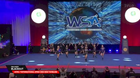 Pro Spirit - Blackout [2025 L7 International Open Coed Non Tumbling Semis] 2025 The Cheerleading Worlds