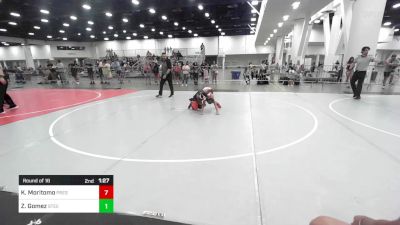 69 lbs Round Of 16 - Keilan Moritomo, Prescott Valley Bighorns vs Zeryn Gomez, Steel City Reloaded