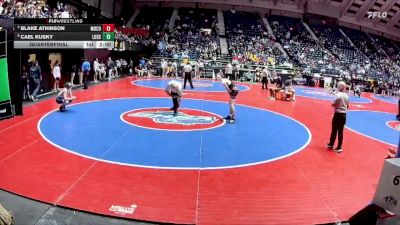 2A-126 lbs Quarterfinal - Blake Atkinson, Morgan County vs Cael Kusky, Lovett School