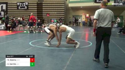 197 lbs Rr Rnd 3 - Noah Adams, West Virginia vs Kyle Gentile, Lehigh