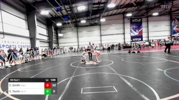 80 lbs Rr Rnd 1 - Collin Smith, The Hunt Wrestling Club Black vs Carson Taylor, PA Titan Wrestling Club