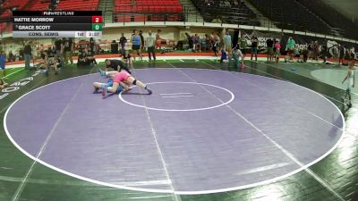 155 lbs Cons. Semis - Hattie Morrow vs Grace Scott