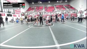 140-160 lbs Quarterfinal - Darren Lane, Noble Takedown Club vs Kenzie Hartfield 2, OKC Saints Wrestling